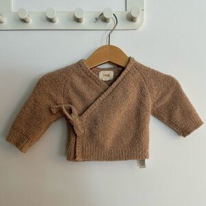 7 A.M. Enfant Fuzzy Wrap Top | 0-3mos